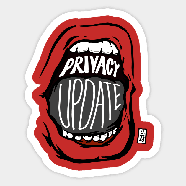 Privacy Update Sticker by Thomcat23